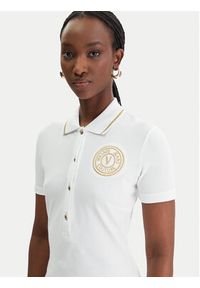 Versace Jeans Couture Sukienka codzienna 80HAOT03 CJ01T Biały Slim Fit. Okazja: na co dzień. Kolor: biały. Materiał: bawełna. Typ sukienki: proste. Styl: casual #3