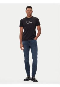 Karl Lagerfeld Jeans T-Shirt A4M17020 Czarny Slim Fit. Kolor: czarny. Materiał: bawełna #4