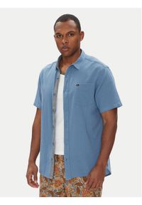 Quiksilver Koszula Time Box EQYWT04622 Niebieski Regular Fit. Kolor: niebieski. Materiał: bawełna