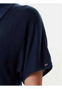 TOMMY HILFIGER - Tommy Hilfiger Polo WW0WW45652 Granatowy Regular Fit. Typ kołnierza: polo. Kolor: niebieski. Materiał: lyocell #4
