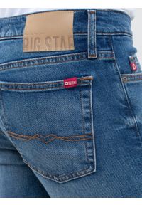 Big-Star - Spodnie jeans męskie Terry Slim 331. Stan: obniżony. Kolor: niebieski. Styl: klasyczny