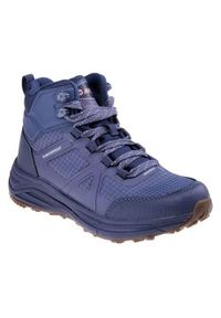 Hi-tec - Buty do chodzenia damskie Hi-Tec Granise Mid WP. Wysokość cholewki: za kostkę. Kolor: niebieski. Materiał: tkanina, guma, materiał, syntetyk. Szerokość cholewki: normalna. Styl: sportowy