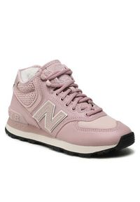 New Balance Sneakersy WH574MB2 Różowy. Kolor: różowy. Materiał: skóra
