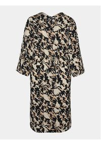 Vero Moda Curve Sukienka koszulowa Nora 10294730 Kolorowy Regular Fit. Materiał: syntetyk. Wzór: kolorowy. Typ sukienki: koszulowe