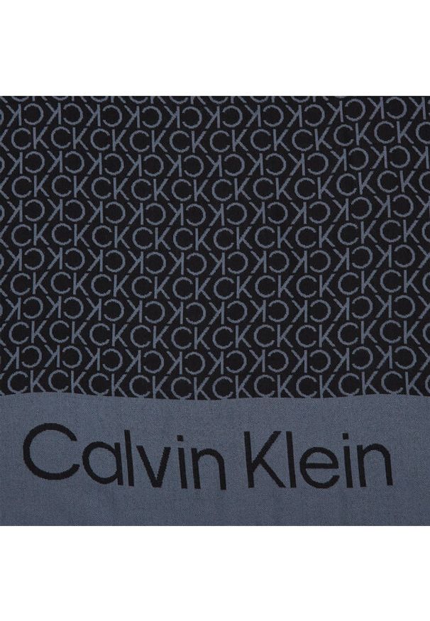 Szal Calvin Klein. Kolor: czarny