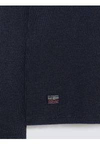 Big-Star - Bluzka męska z długim rękawem granatowa Merrts 403. Okazja: na co dzień. Kolor: niebieski. Materiał: jeans, materiał, dzianina. Długość rękawa: długi rękaw. Długość: długie. Styl: casual, sportowy, klasyczny #2