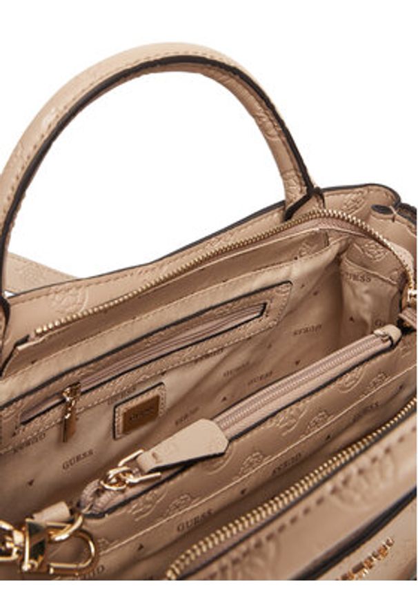 Guess Torebka Phoebe HWPD96 65060 Beżowy. Kolor: beżowy. Materiał: skórzane