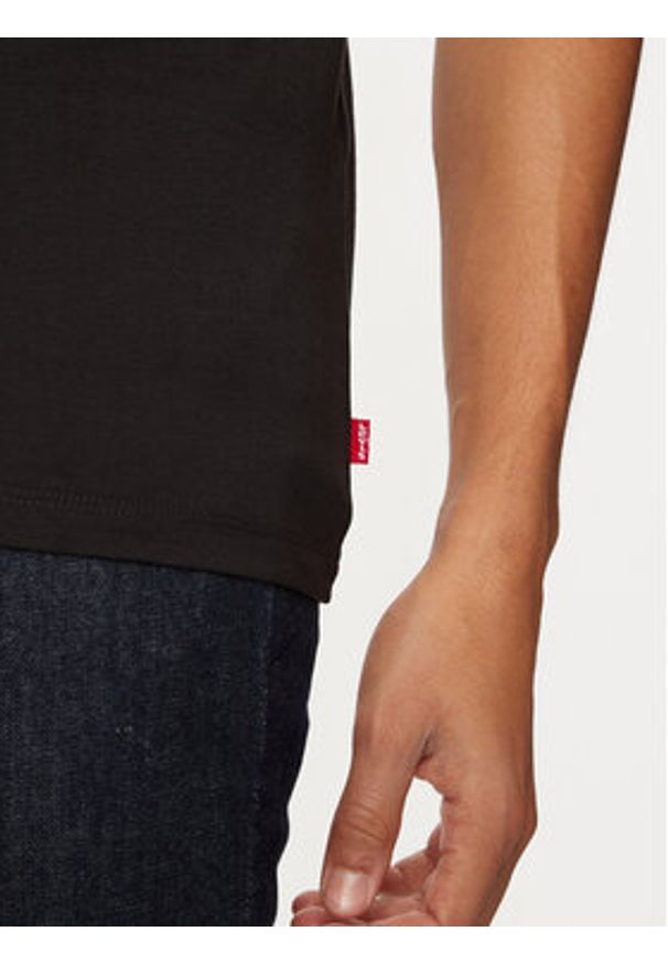 Levi's® Komplet t-shirtów 79541-0001 Czarny Slim Fit. Kolor: czarny. Materiał: bawełna