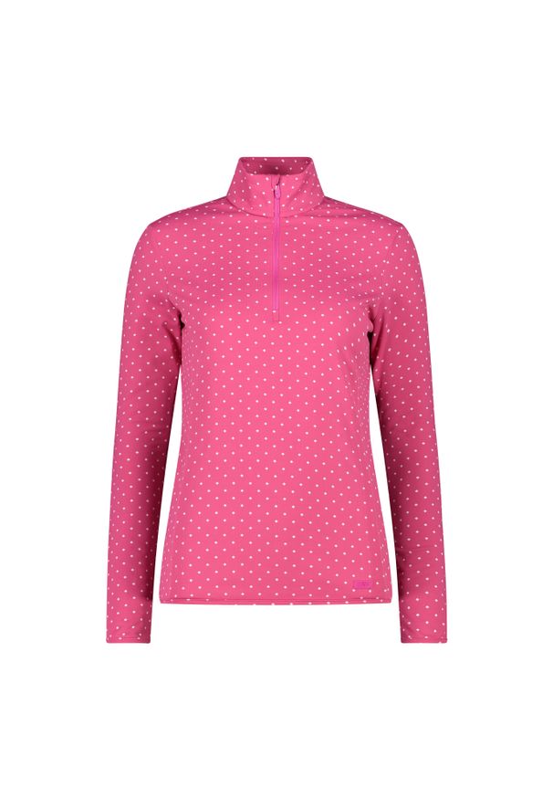 Golf damska turystyczne CMP 34L4306. Typ kołnierza: golf. Kolor: różowy, wielokolorowy, biały. Sezon: zima. Sport: golf