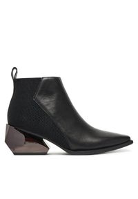 United Nude Botki Ricky Mid 109500116 Czarny. Kolor: czarny. Materiał: skóra #1