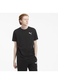 Koszulka sportowa męska Puma ESS Small Logo Tee. Kolor: czerwony, wielokolorowy, czarny