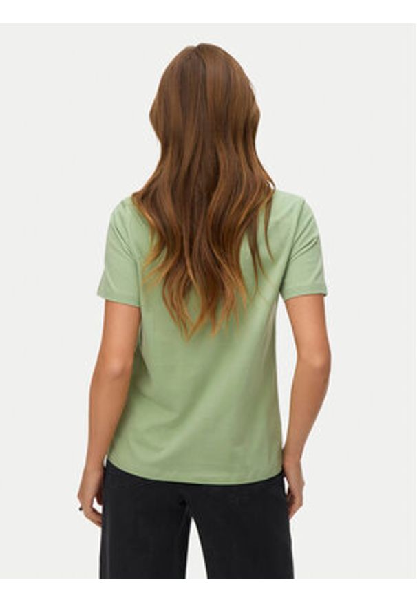 Vero Moda T-Shirt Paulina 10316991 Zielony Regular Fit. Kolor: zielony. Materiał: bawełna