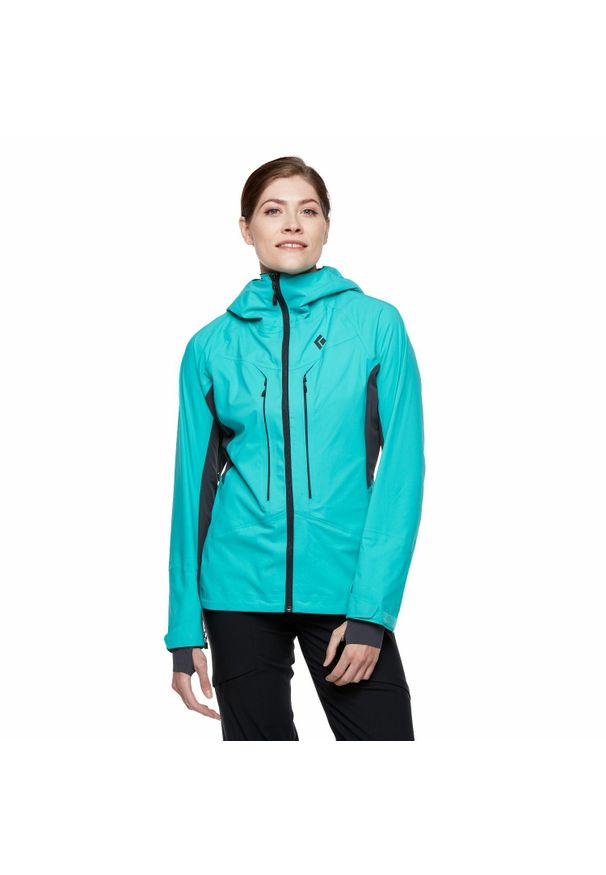 Kurtka softshellowa damska Black Diamond DAWN PATROL HYBRID SHELL. Kolor: niebieski. Sezon: zima. Sport: narciarstwo