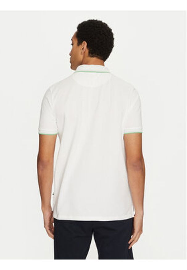 U.S. Polo Assn. Polo MUP3508 Biały Regular Fit. Typ kołnierza: polo. Kolor: biały. Materiał: bawełna