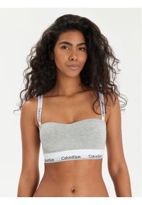 Calvin Klein Underwear Biustonosz top 000QF7628E Szary. Kolor: szary. Materiał: bawełna