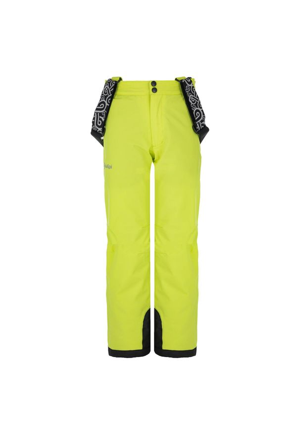 Dziecięce spodnie narciarskie Kilpi MIMAS-J. Kolor: zielony. Sezon: zima. Sport: narciarstwo