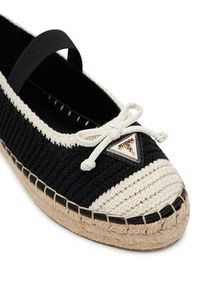 Guess Espadryle FLJJON FAB02 Czarny. Kolor: czarny. Materiał: materiał