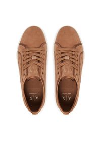 Armani Exchange Sneakersy XW003070 AF27079 U6120 Beżowy. Kolor: beżowy. Materiał: skóra #6