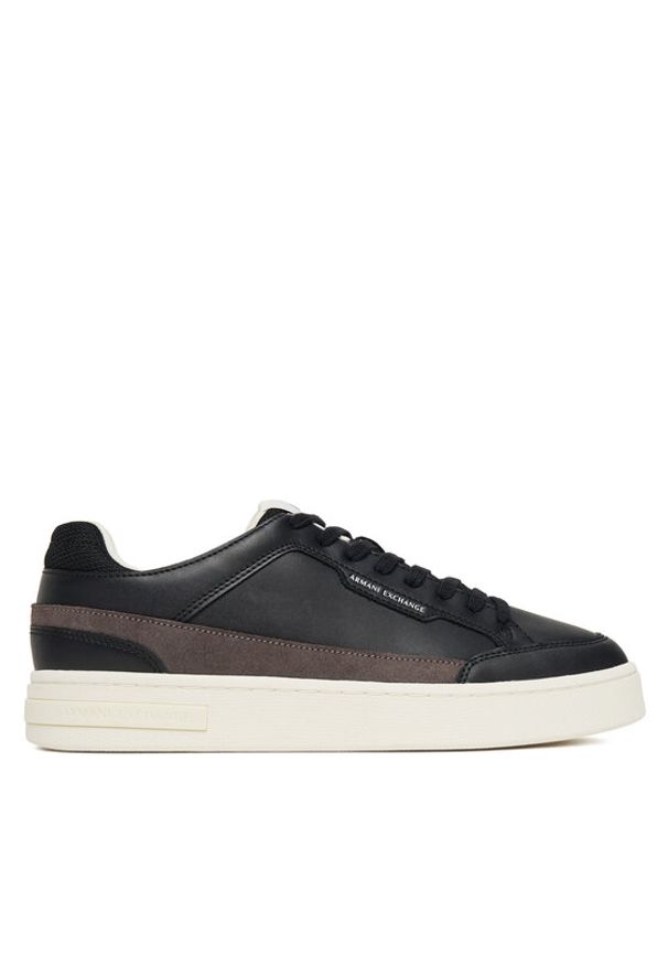 Armani Exchange Sneakersy XM001687 AF17363 M8141 Czarny. Kolor: czarny. Materiał: skóra