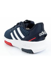 Adidas - Buty adidas Racer Jr FY0109 niebieskie. Zapięcie: sznurówki. Kolor: niebieski. Materiał: tkanina, guma. Model: Adidas Racer #4