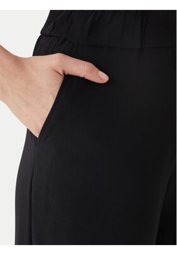 Morgan Spodnie palazzo 242-PBIRD Czarny Wide Leg. Kolor: czarny. Materiał: syntetyk