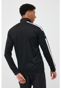 adidas Performance bluza treningowa Squadra 21 męska kolor czarny z aplikacją. Kolor: czarny. Materiał: skóra, materiał. Długość: krótkie. Wzór: aplikacja #5