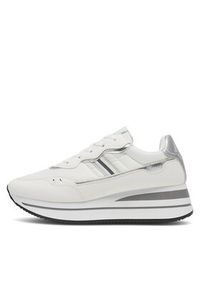 Kappa Sneakersy Logo Reely 351H2TW Biały. Kolor: biały. Materiał: materiał