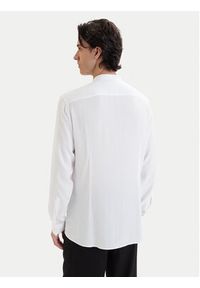 Hugo - HUGO Koszula Kaleb 50554719 Beżowy Slim Fit. Kolor: beżowy. Materiał: wiskoza #4