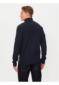 Jack & Jones Golf Cooper 12259310 Granatowy Regular Fit. Typ kołnierza: golf. Kolor: niebieski. Materiał: bawełna #2