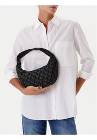 Calvin Klein Torebka Ckj Monogram Pinched Medium Shou LV04F3206G Czarny. Kolor: czarny #1