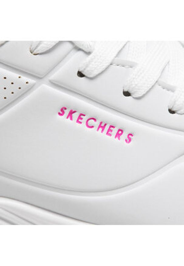 skechers - Skechers Sneakersy Stand On Air 310024L/WHP Biały. Kolor: biały. Materiał: skóra