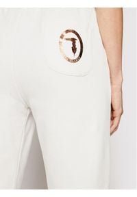 Trussardi Jeans - Trussardi Spodnie dresowe 56P00291 Biały Regular Fit. Kolor: biały. Materiał: dresówka #5