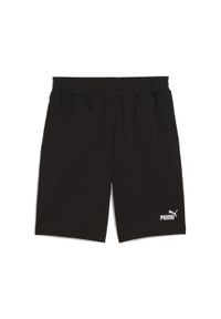 Puma - Męskie szorty Essentials 10" z logo No. 1 z dżerseju PUMA. Kolor: szary, fioletowy, wielokolorowy, czarny. Materiał: jersey. Sport: fitness #1