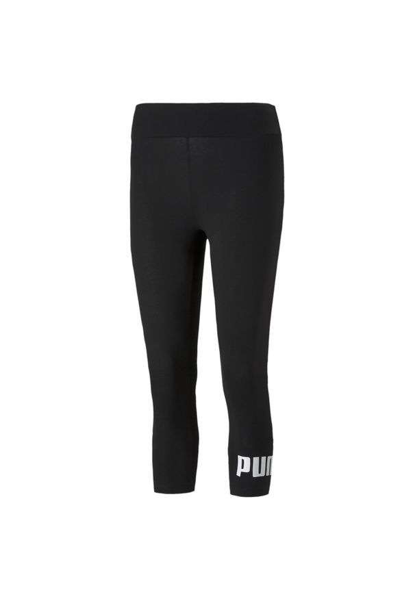 Spodnie legginsy damskie Puma Ess 3/4. Kolor: biały, czarny, wielokolorowy. Sport: bieganie