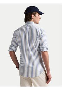 Polo Ralph Lauren Koszula 710906622001 Niebieski Custom Fit. Typ kołnierza: polo. Kolor: niebieski. Materiał: bawełna #4
