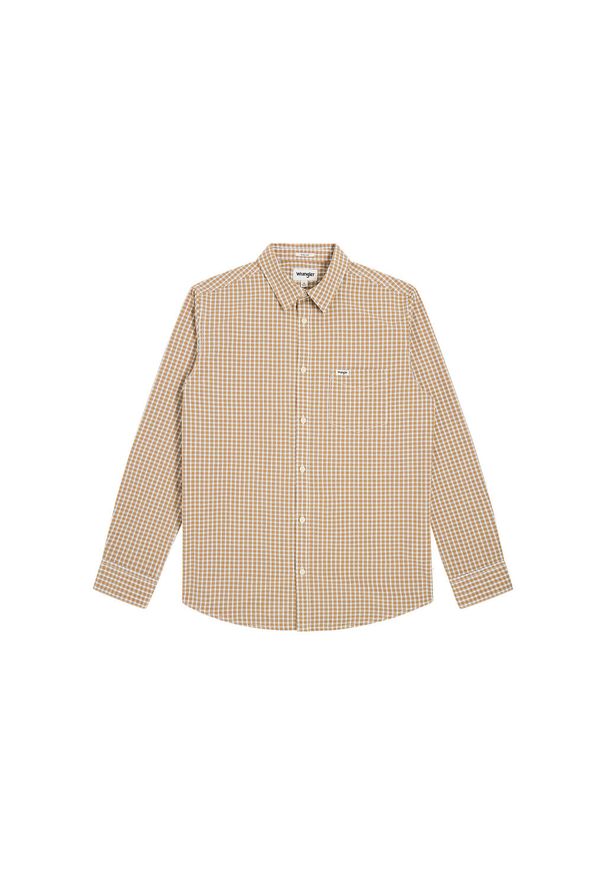 Wrangler - WRANGLER MĘSKA KOSZULA 1 PKT SHIRT DIJON 112358064 W5X2016819