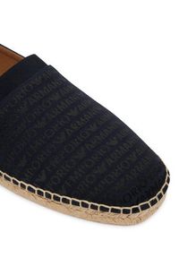 Emporio Armani Espadryle EM005853 AF25529 MB418 Granatowy. Kolor: niebieski. Materiał: materiał #4