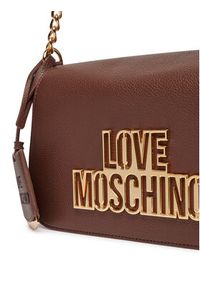 Love Moschino - LOVE MOSCHINO Torebka JC4337PP0LKO0301 Brązowy. Kolor: brązowy. Materiał: skórzane #4