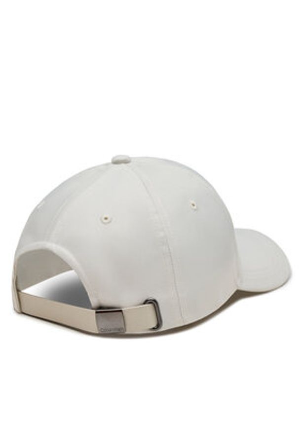 Calvin Klein Czapka z daszkiem K50K511762 Écru. Kolor: kremowy. Materiał: syntetyk