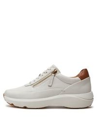 Clarks Sneakersy Tivoli Zip 26176650 Écru. Materiał: skóra #6