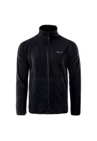 Hi-tec - Polar męski Camolin. Kolor: czarny. Materiał: polar. Sezon: zima. Sport: turystyka piesza