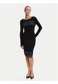 Liu Jo Sport Sweter TF5209 MS49I Czarny Regular Fit. Kolor: czarny. Materiał: wiskoza. Styl: sportowy #5