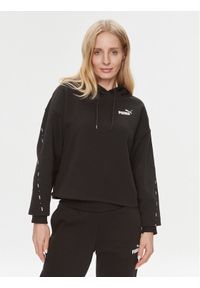 Puma Bluza Ess Tape 675996 Czarny Regular Fit. Kolor: czarny. Materiał: bawełna #1