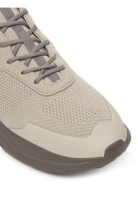 Hugo - HUGO Sneakersy Leon 50557868 Beżowy. Kolor: beżowy. Materiał: materiał #4