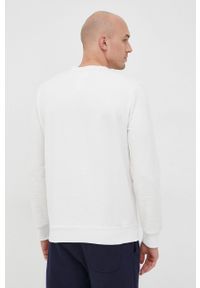 GAP bluza męska kolor biały z nadrukiem. Okazja: na co dzień. Kolor: beżowy. Wzór: nadruk. Styl: casual #5