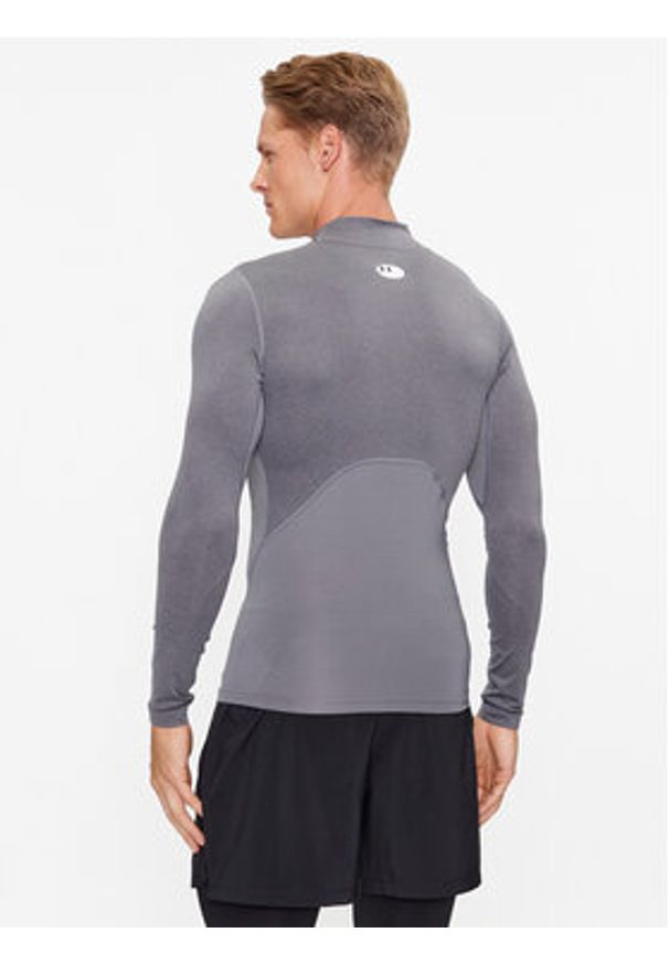 Under Armour T-Shirt Ua Hg Armour Comp Mock Ls 1369606 Szary Compression Fit. Kolor: szary. Materiał: syntetyk