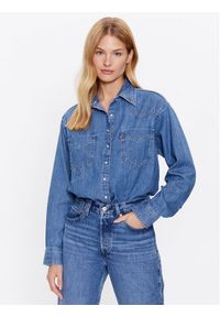 Levi's® Koszula jeansowa Donovan Western A5974-0008 Niebieski Relaxed Fit. Kolor: niebieski. Materiał: bawełna, jeans