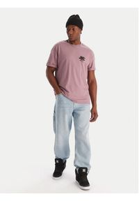 Quiksilver T-Shirt Elderberry EQYZT08200 Fioletowy Regular Fit. Kolor: fioletowy. Materiał: bawełna