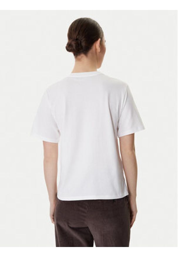 Weekend Max Mara T-Shirt Venaco 2615971031 Biały Relaxed Fit. Kolor: biały. Materiał: bawełna