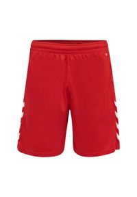 Spodenki piłkarskie męskie Hummel Core XK Poly Shorts. Kolor: wielokolorowy, różowy, czerwony. Sport: piłka nożna